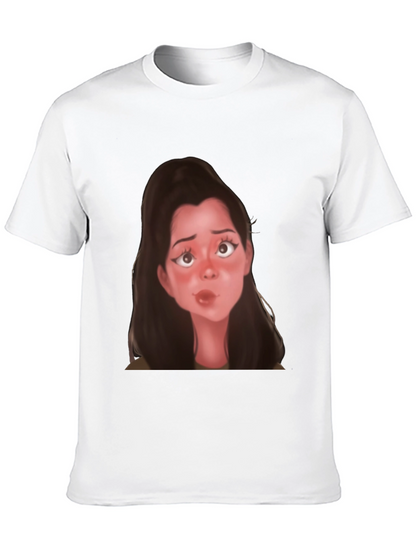 Camiseta Negra con Diseño de Dibujo Animado