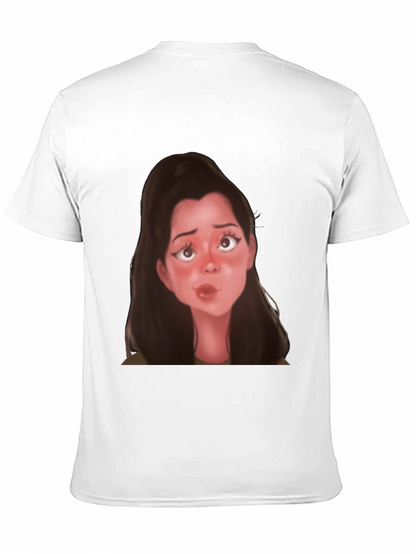 Camiseta Negra con Diseño de Dibujo Animado