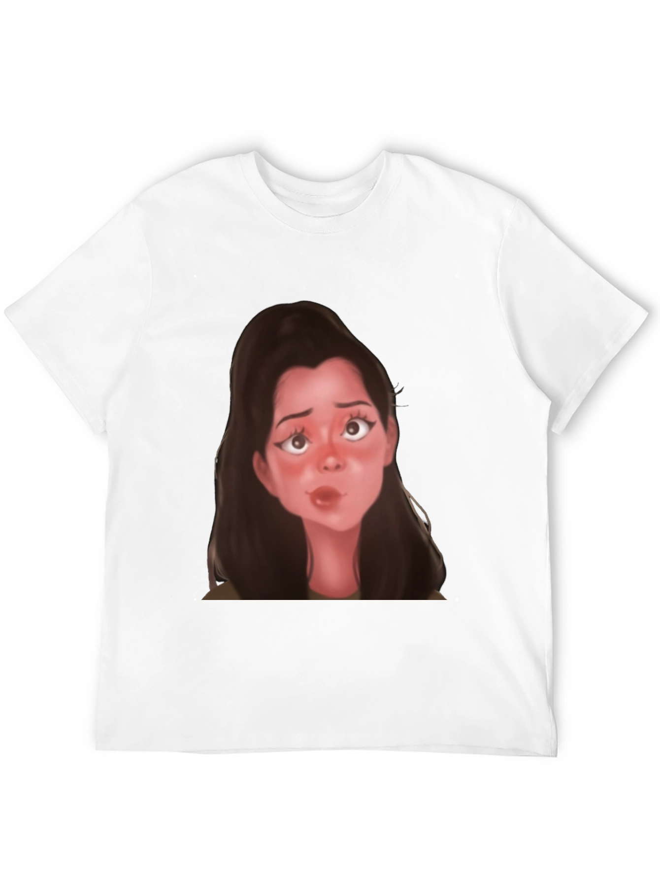 Camiseta Negra con Diseño de Dibujo Animado