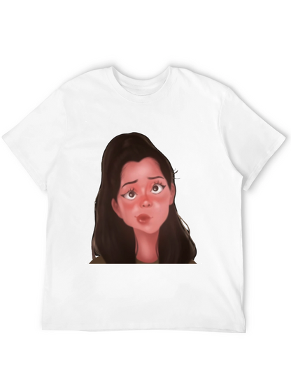 Camiseta Negra con Diseño de Dibujo Animado