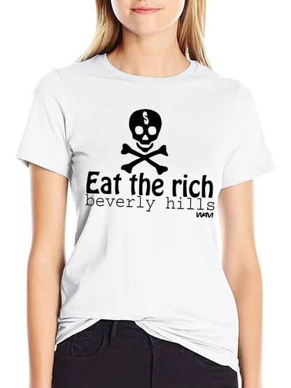 Camiseta Negra Eat the Rich