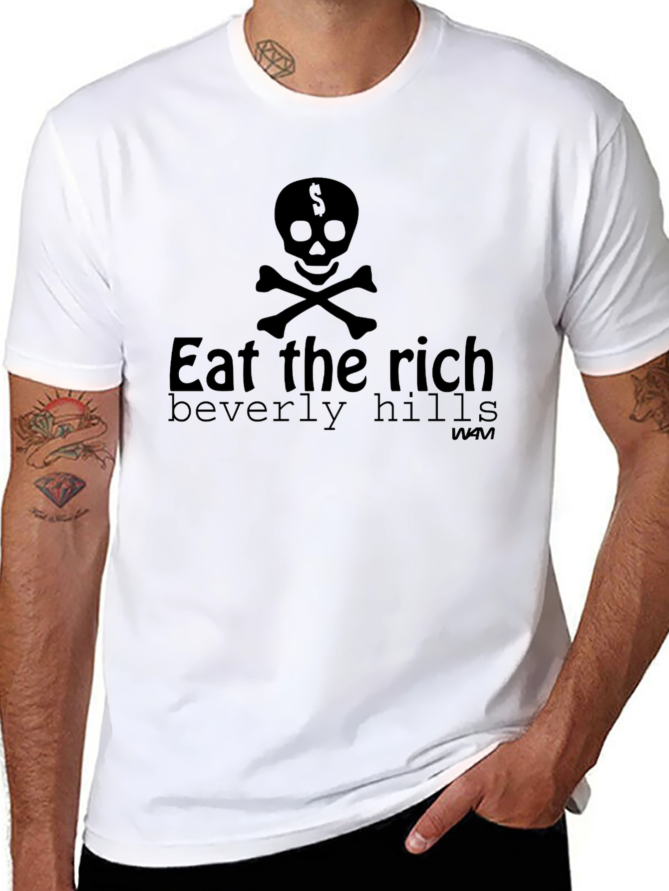 Camiseta Negra Eat the Rich