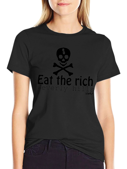 Camiseta Negra Eat the Rich