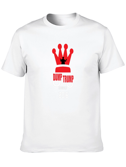 Camiseta Negra Dump Trump 2016 Anti-Trump