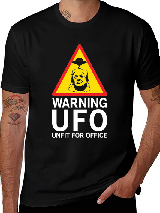 Camiseta de Advertencia UFO - No Apto Para el Cargo