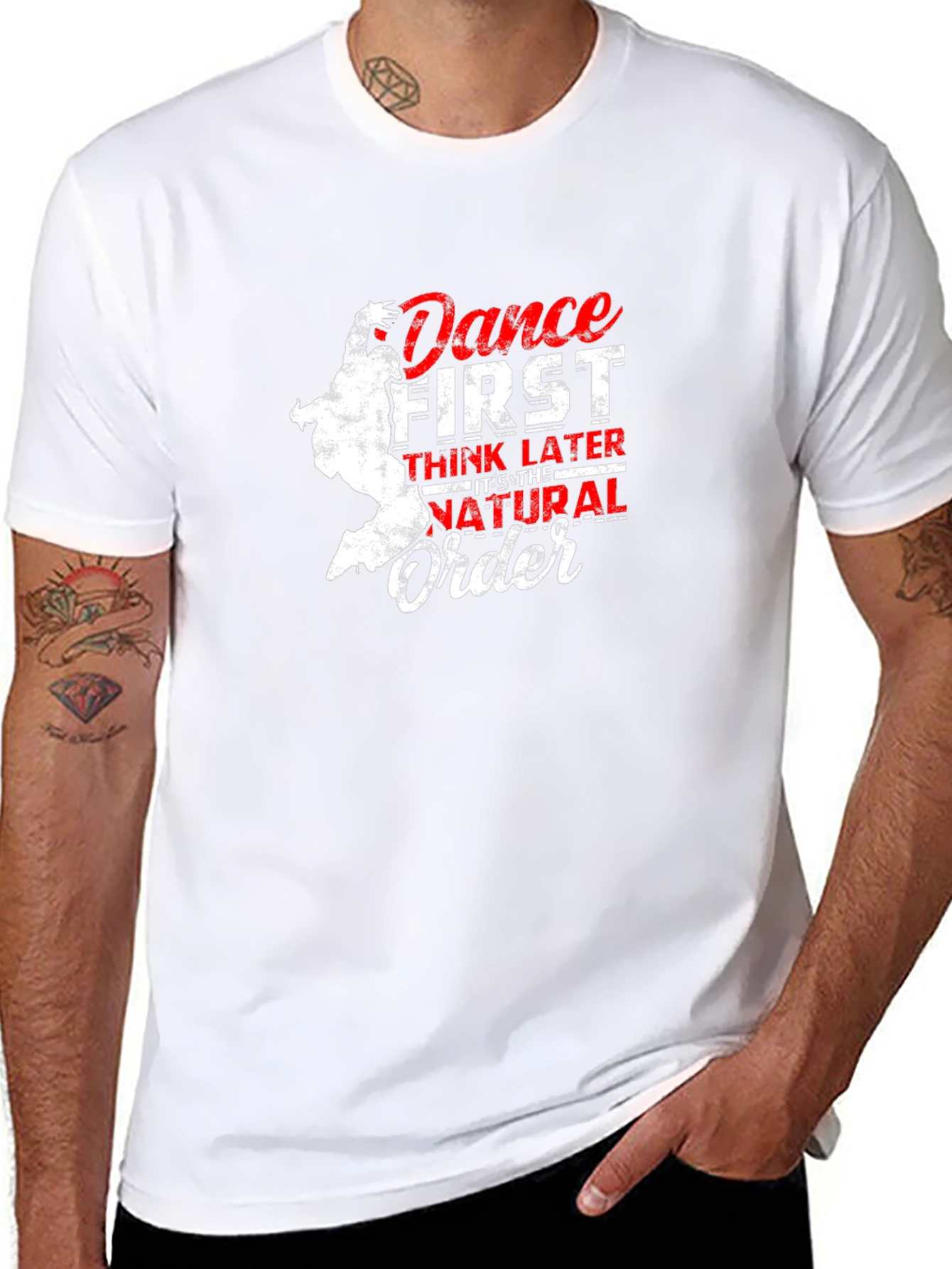 Camiseta Negra Dance First