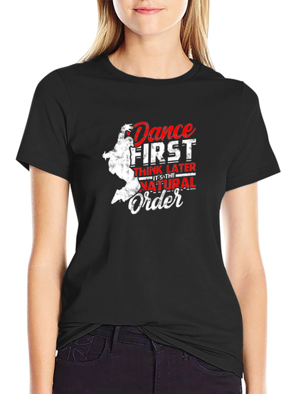 Camiseta Negra Dance First