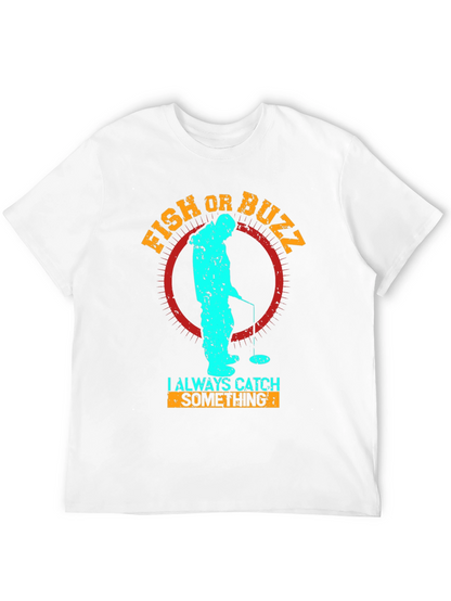 Camiseta Negra con Diseño de Pesca en Hielo