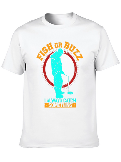 Camiseta Negra con Diseño de Pesca en Hielo