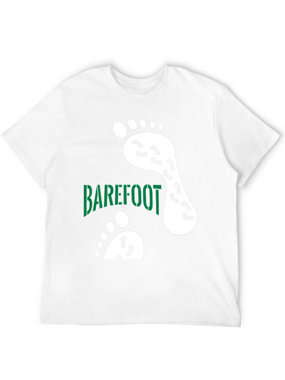 Camiseta Negra Barefoot Estampada