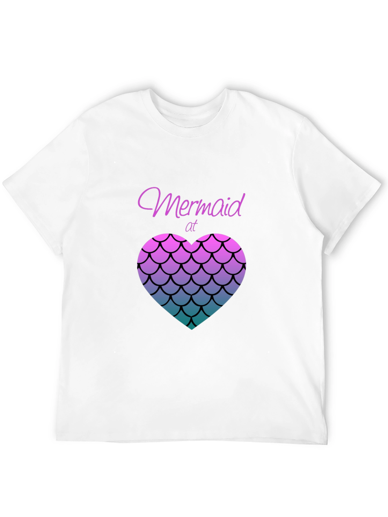 Camiseta Negra Mermaid At Heart
