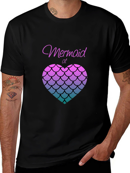 Camiseta Negra Mermaid At Heart