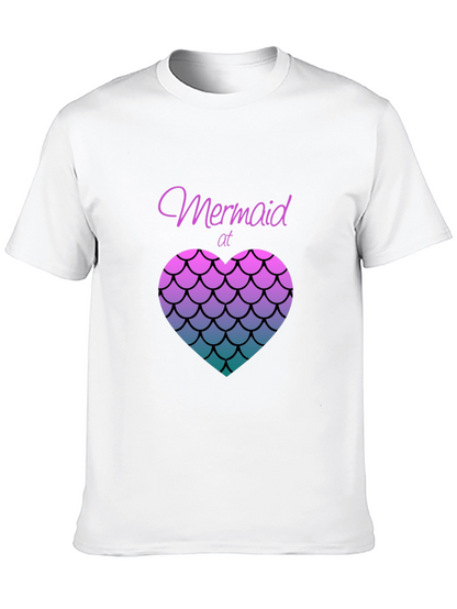 Camiseta Negra Mermaid At Heart