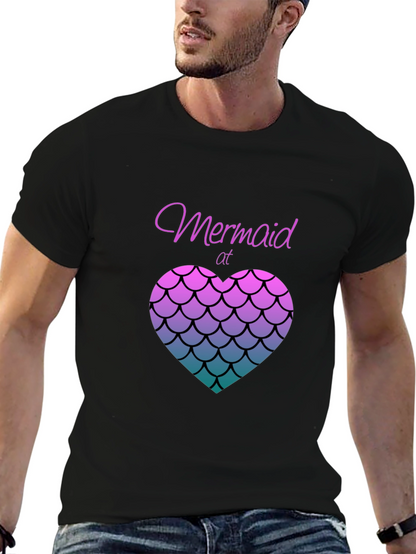Camiseta Negra Mermaid At Heart