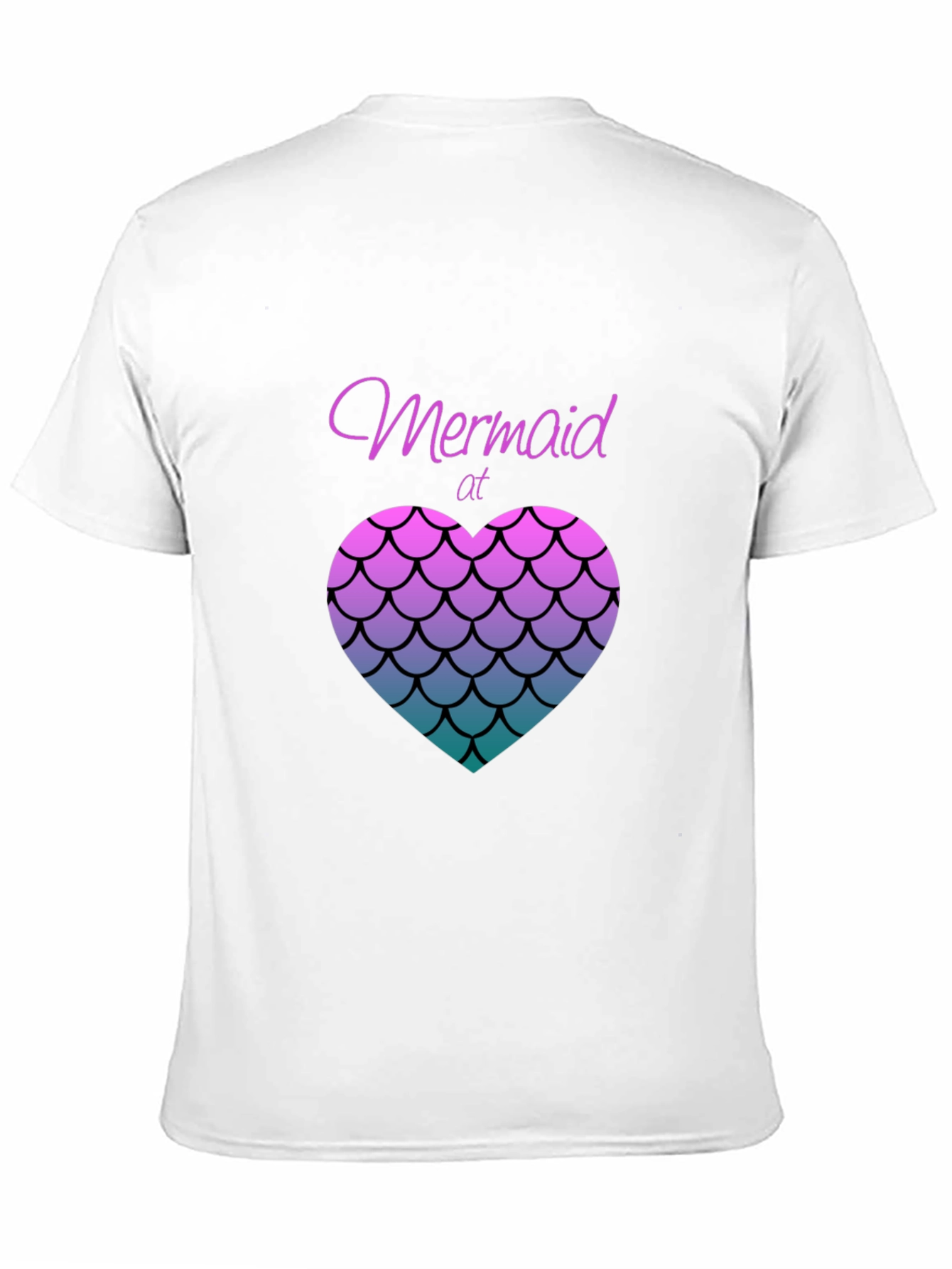 Camiseta Negra Mermaid At Heart