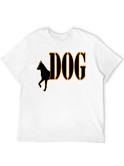 Camiseta Negra Diseño Perro