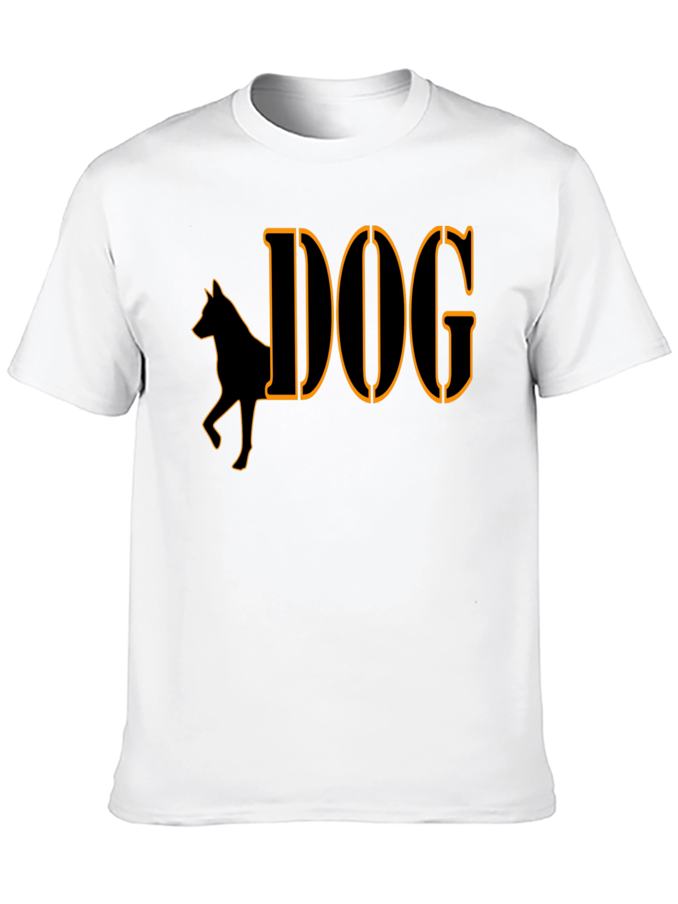 Camiseta Negra Diseño Perro