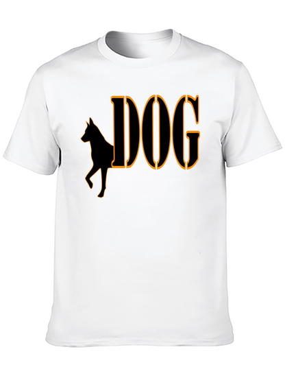 Camiseta Negra Diseño Perro