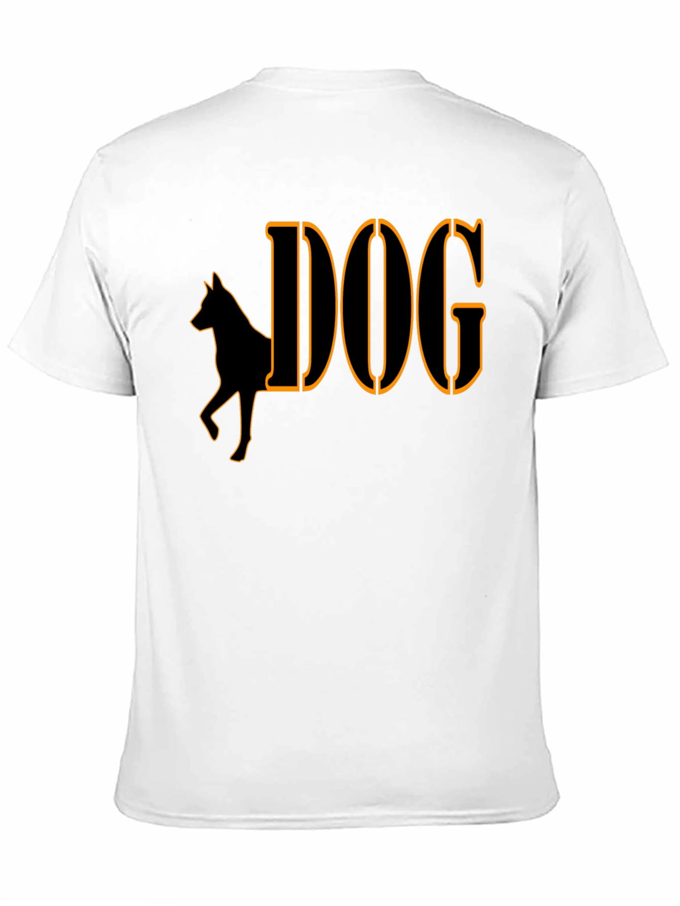 Camiseta Negra Diseño Perro