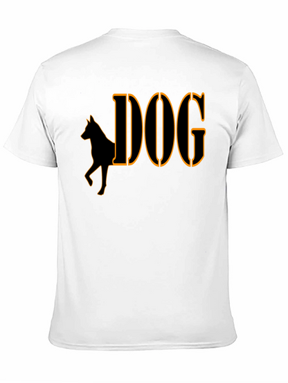 Camiseta Negra Diseño Perro