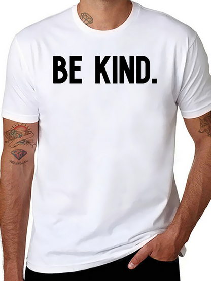 Camiseta Negra Sé Amable para Hombre