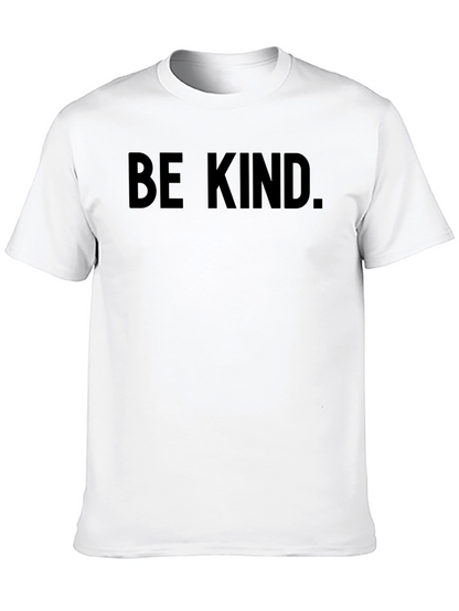 Camiseta Negra Sé Amable para Hombre