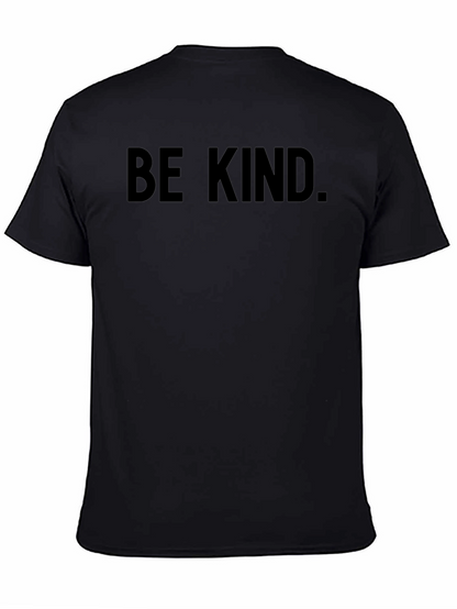Camiseta Negra Sé Amable para Hombre