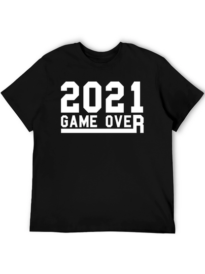 Camiseta Negra con Diseño 2021 Game Over