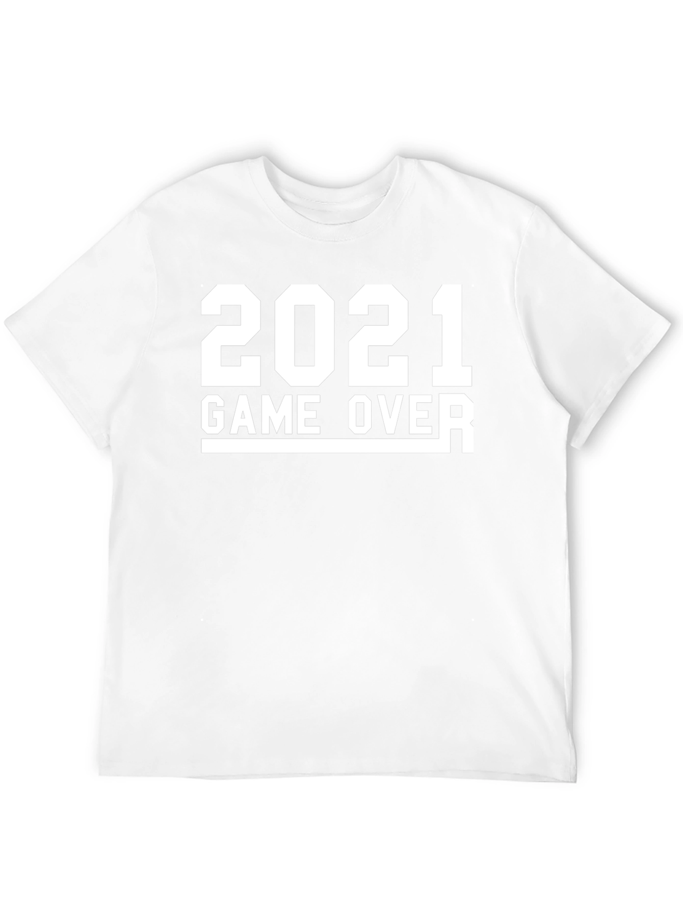 Camiseta Negra con Diseño 2021 Game Over