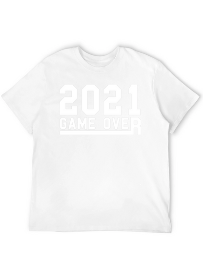 Camiseta Negra con Diseño 2021 Game Over