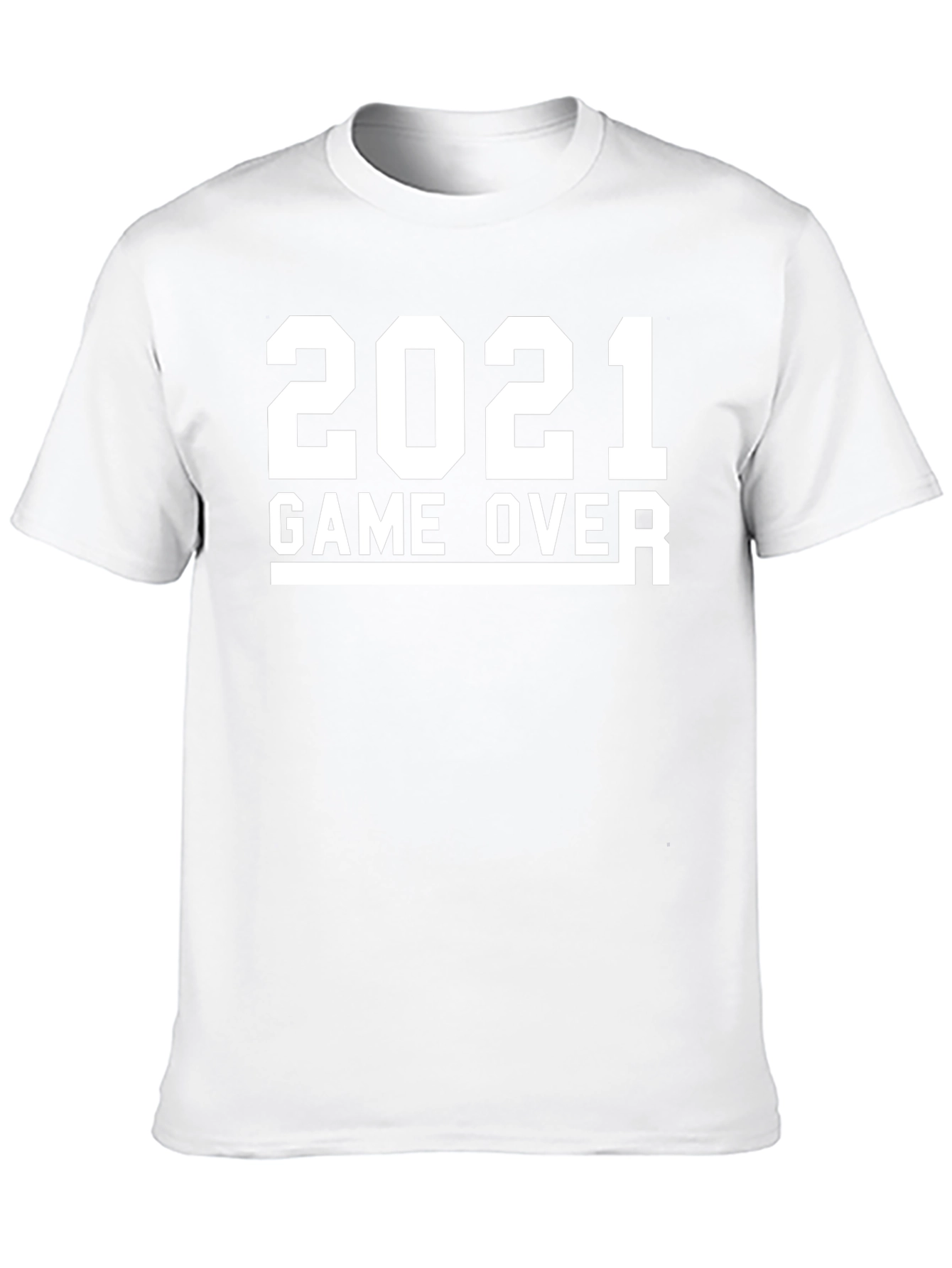 Camiseta Negra con Diseño 2021 Game Over