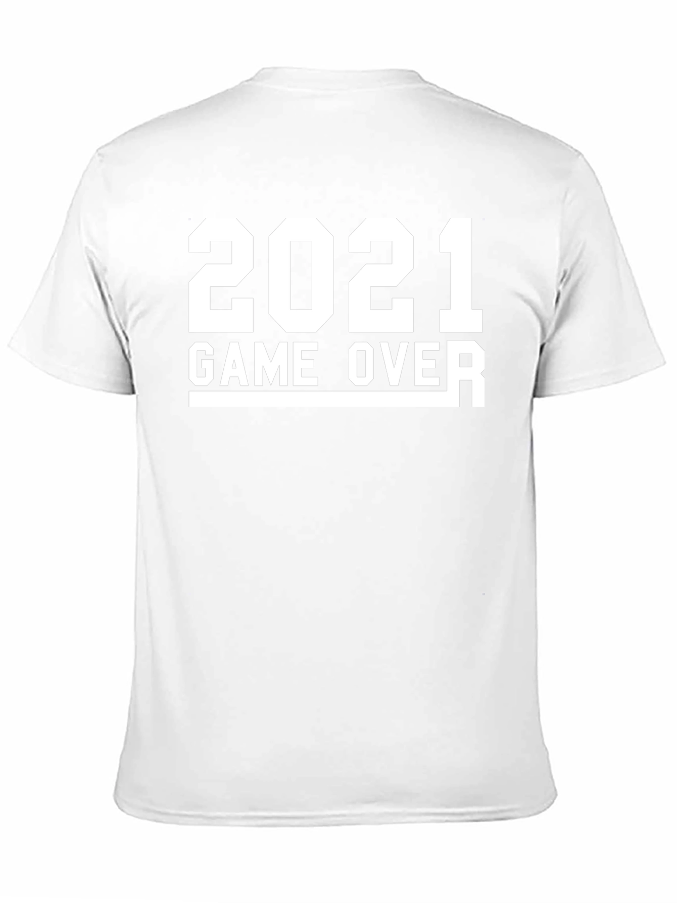Camiseta Negra con Diseño 2021 Game Over