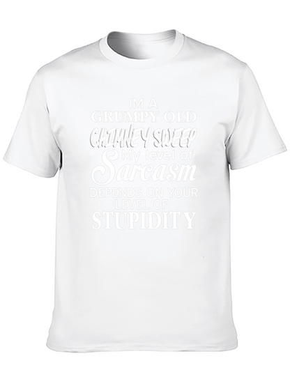 Camiseta Negra: Sarcasmo de Deshollinador Gruñón