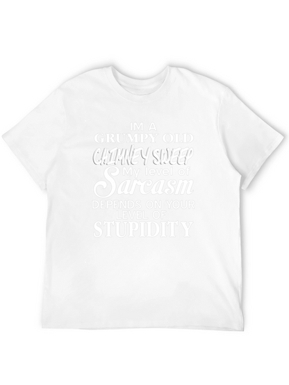 Camiseta Negra: Sarcasmo de Deshollinador Gruñón