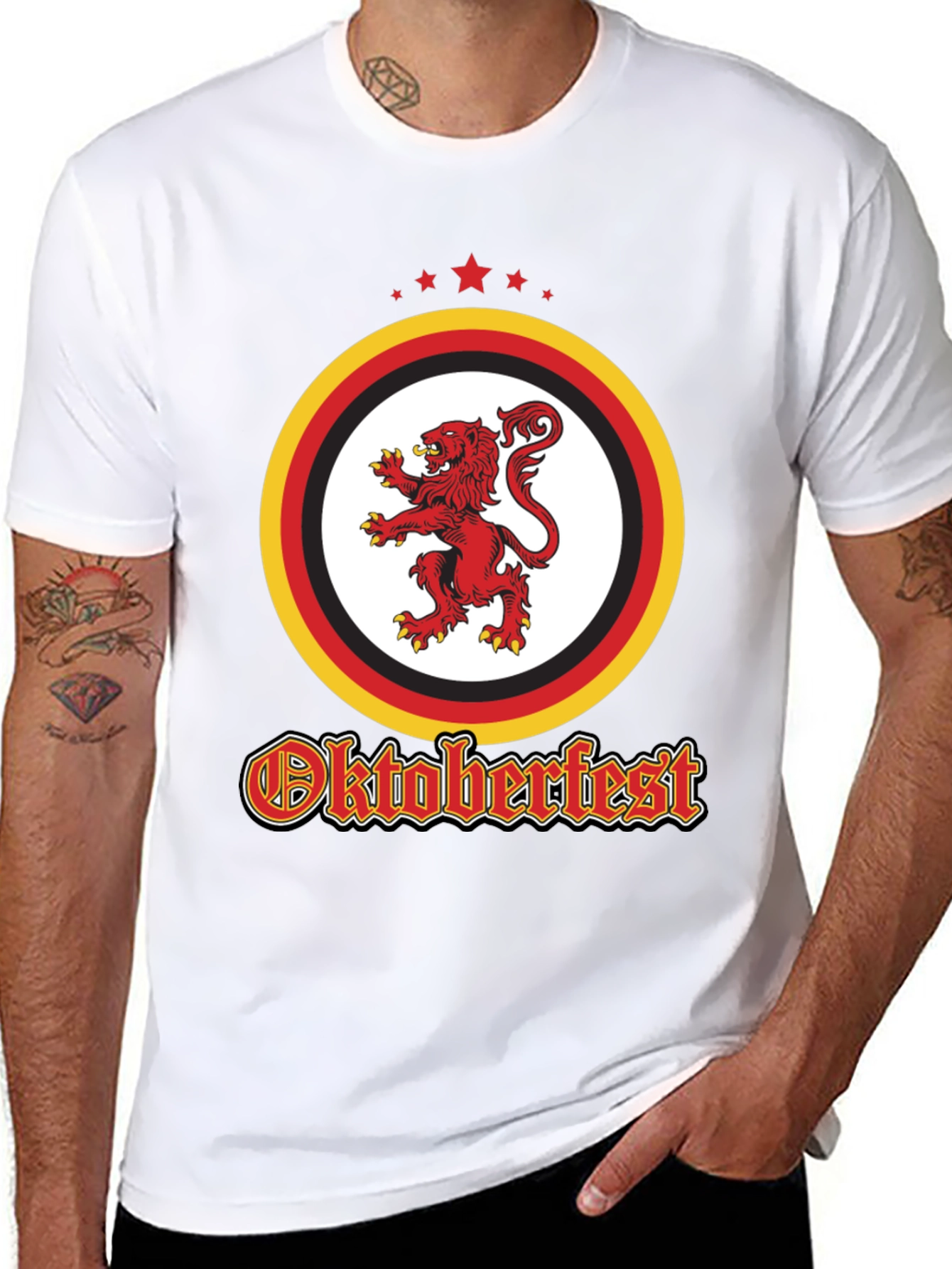 Camiseta Oktoberfest León Alemán Festiva