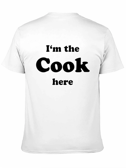 Camiseta Negra: Yo Soy El Cocinero Aquí