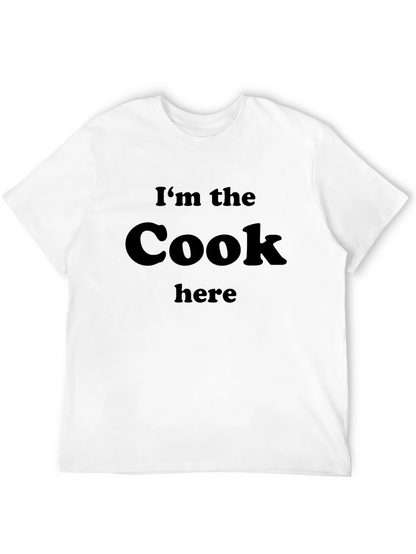 Camiseta Negra: Yo Soy El Cocinero Aquí