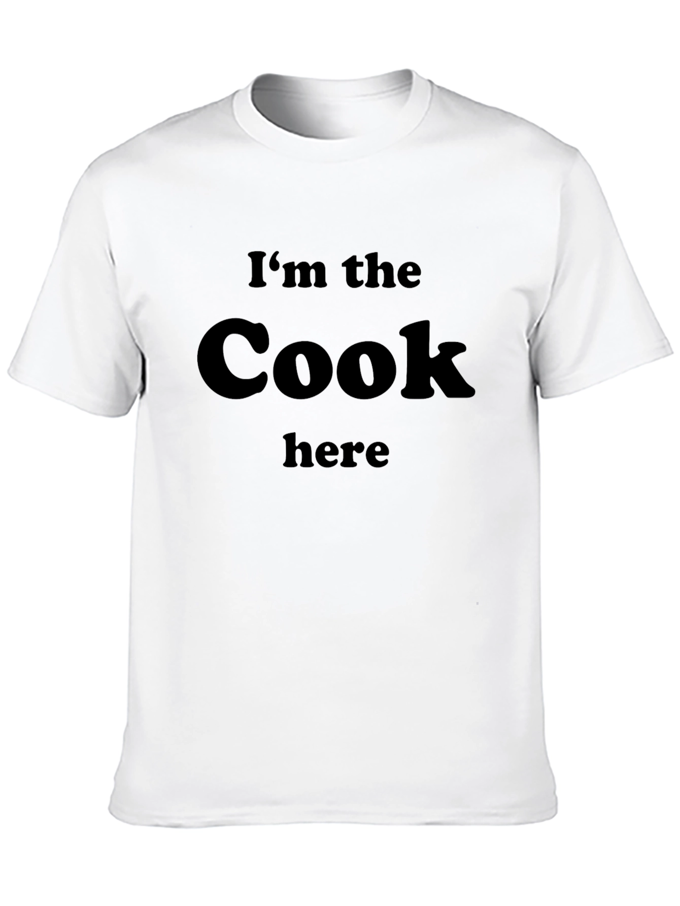 Camiseta Negra: Yo Soy El Cocinero Aquí