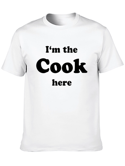 Camiseta Negra: Yo Soy El Cocinero Aquí