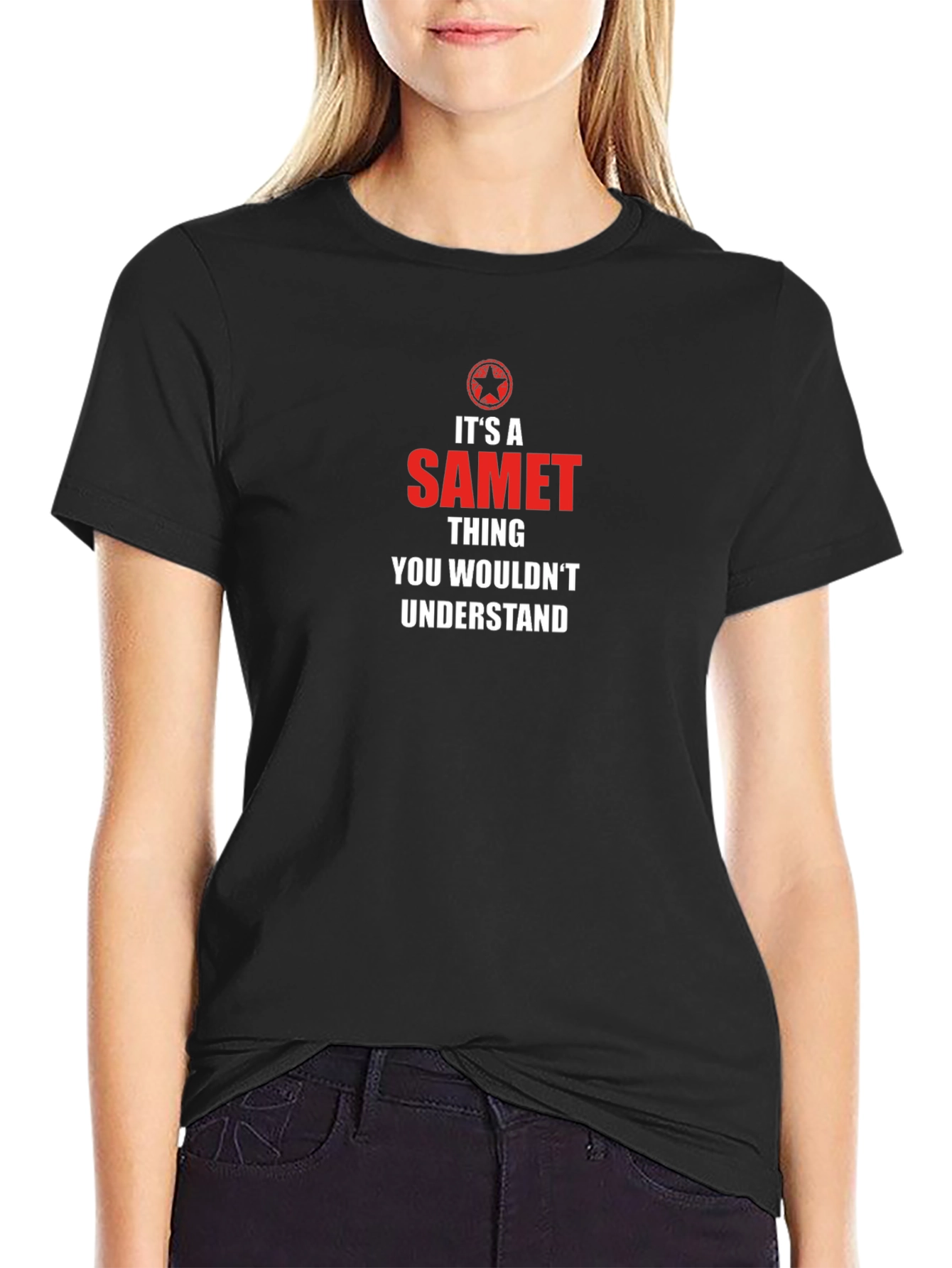 Camiseta Negra Es Cosa De Samet
