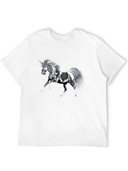 Camiseta Unicornio Mágico Negra