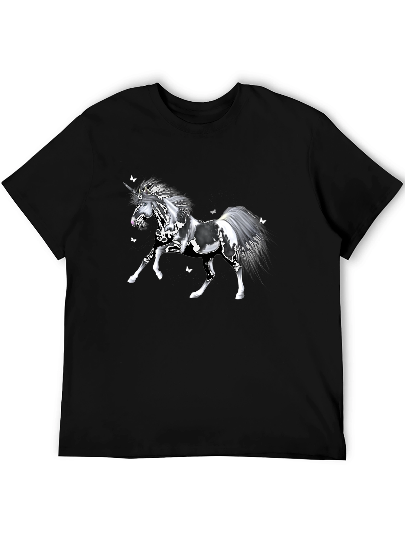 Camiseta Unicornio Mágico Negra