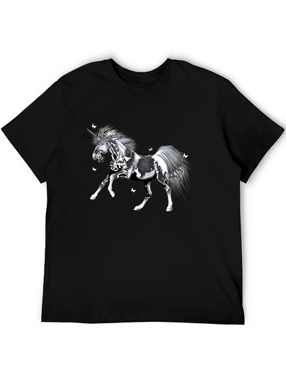 Camiseta Unicornio Mágico Negra