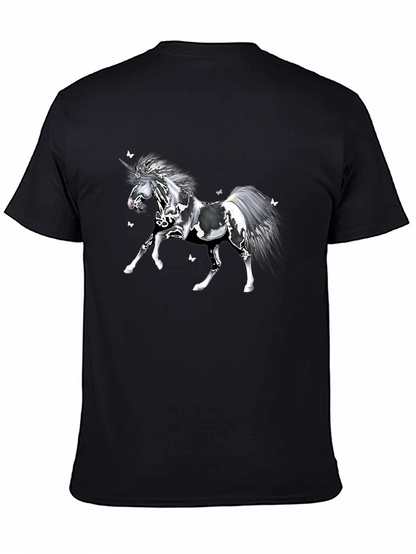Camiseta Unicornio Mágico Negra
