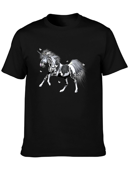 Camiseta Unicornio Mágico Negra