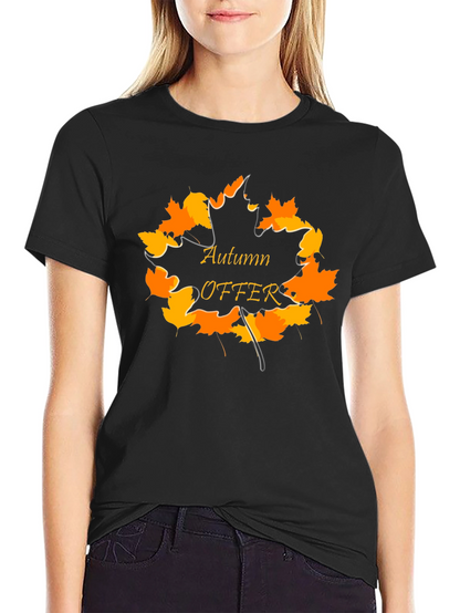 Camiseta Negra Otoño Oferta para Hombre
