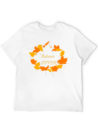 Camiseta Negra Otoño Oferta para Hombre