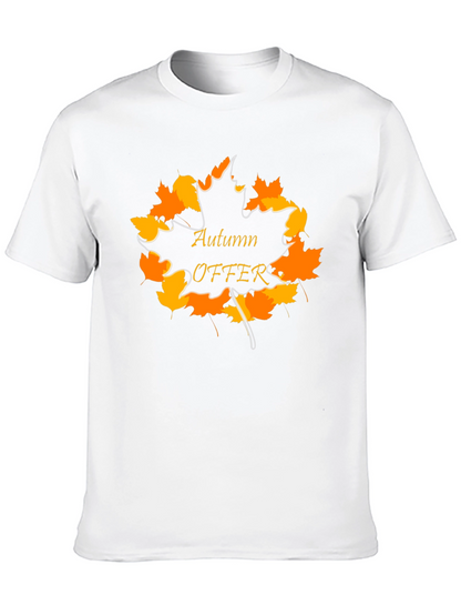 Camiseta Negra Otoño Oferta para Hombre