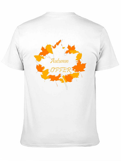 Camiseta Negra Otoño Oferta para Hombre