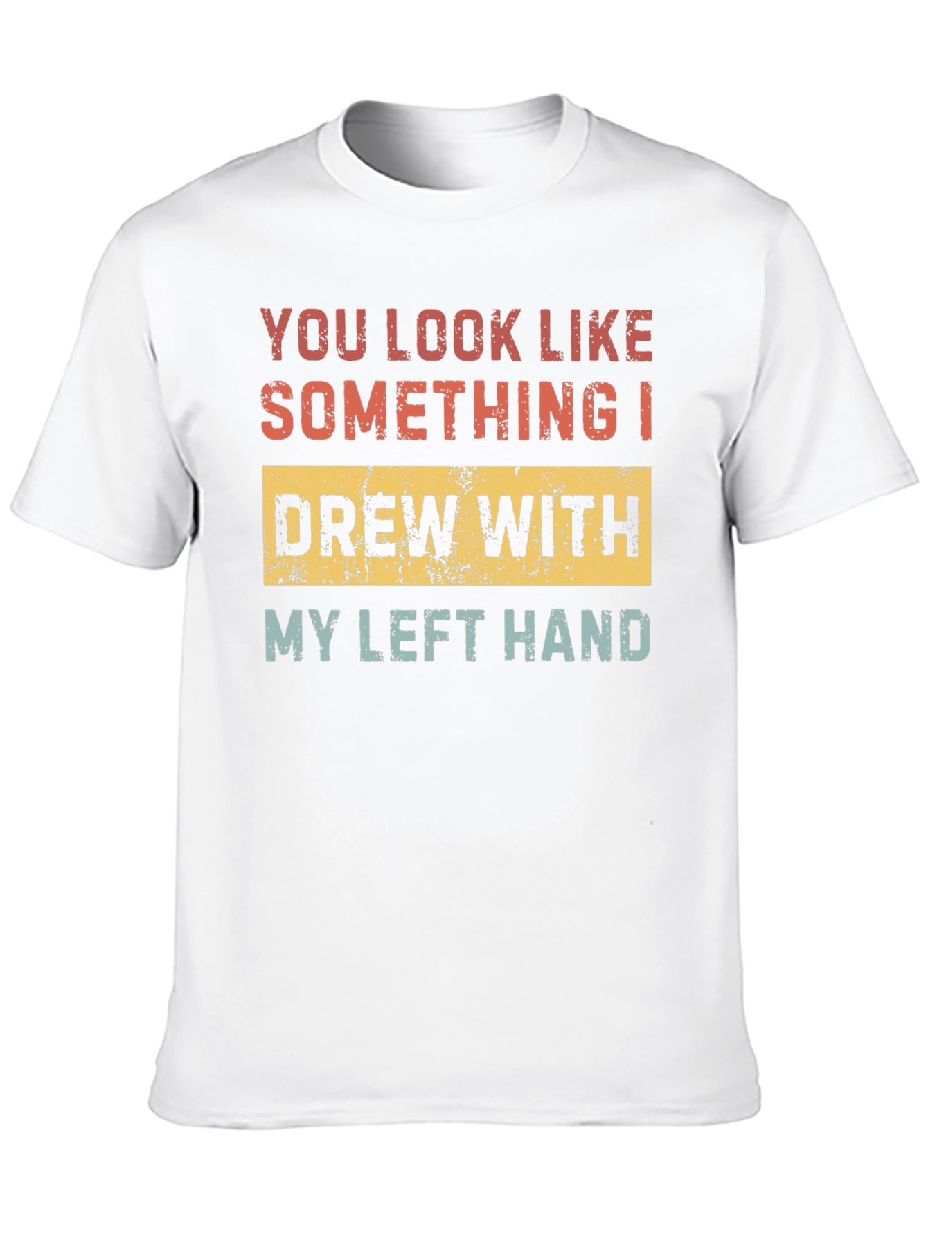 Camiseta con Frase Divertida: Dibujado con la Izquierda